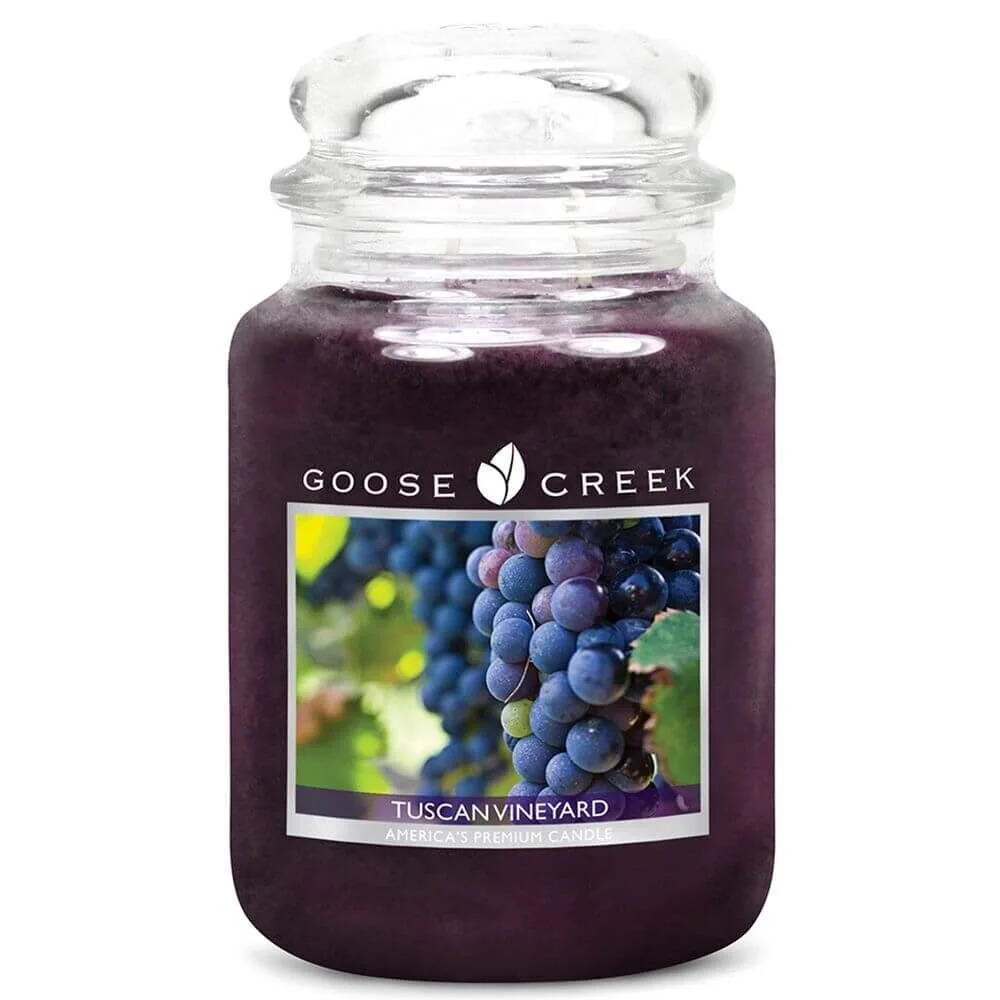 ES26114-Tuscan-Vineyard-Large-Jar Goose Creek Candle Tuscan Vineyard 680g