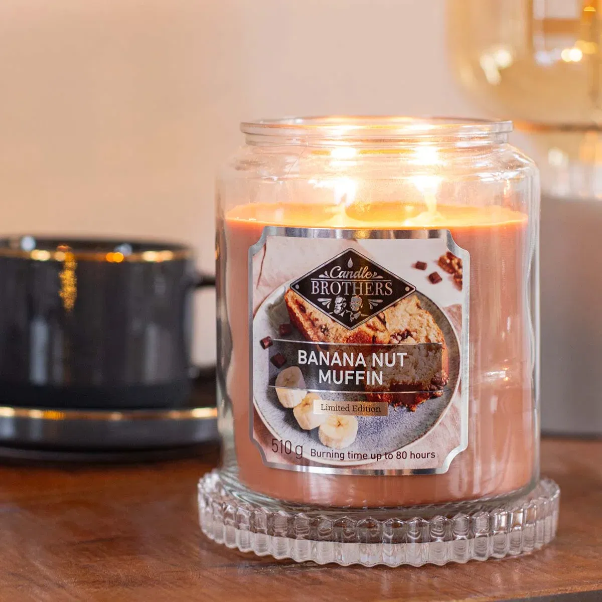 Banana Nut Muffin 510g Candle Brothers Duftkerze