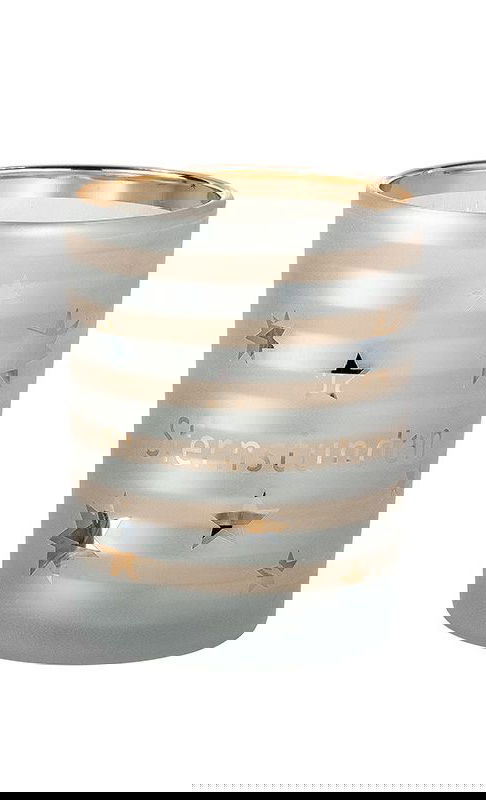 Windlicht Sternstunden weiß 12,5cm