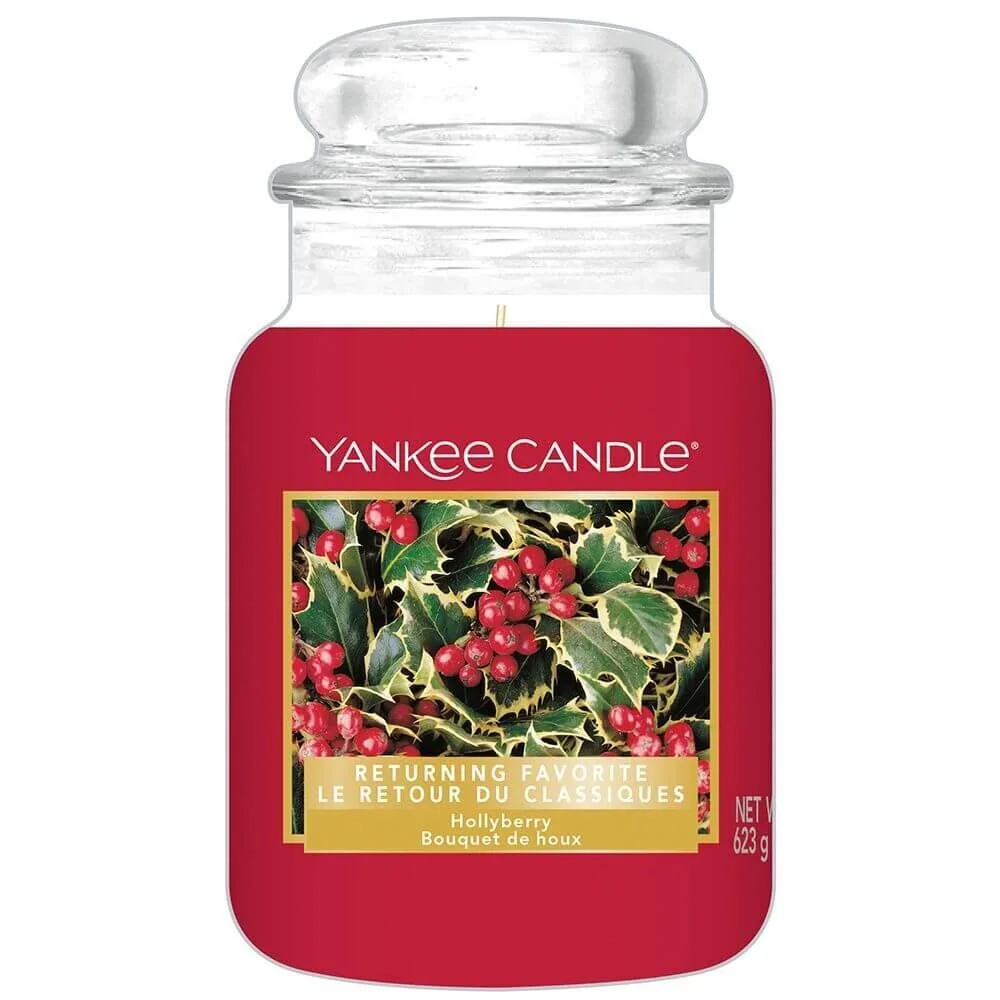 TRYC-YCI-HOLLYBERRY_22ozJar Yankee Candle - Hollyberry 623g