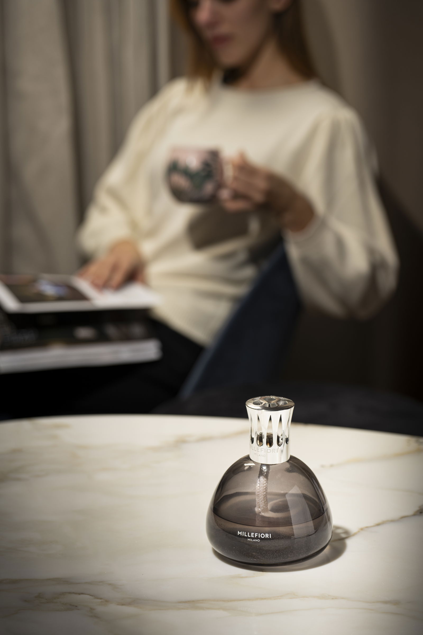 Katalytische Lampe rauchgrau