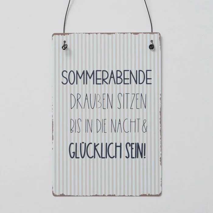 Einzelbild-ZB86fple-large Schild Sommerabende
