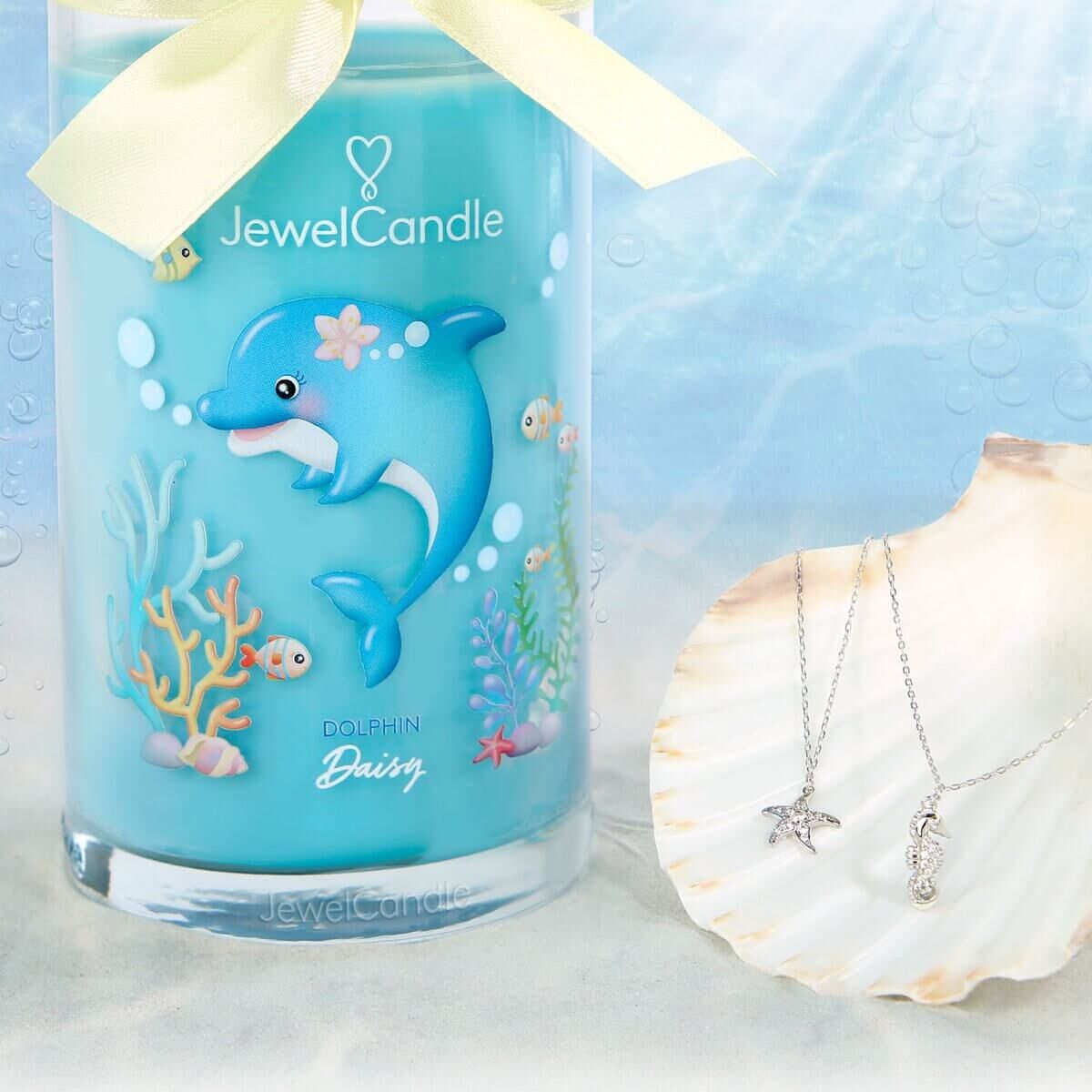 81ee27d065943246c8e4225fe42026f2f1109aad_dolphin_daisy_duftkerze_mit_schmuck_juwelkerze_gallery_1_2048x Dolphin Daisy (Armband) 400g