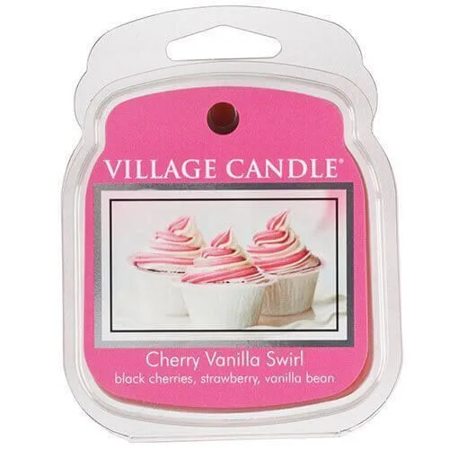 106101379 Village Candle Cherry Vanilla Swirl 62g