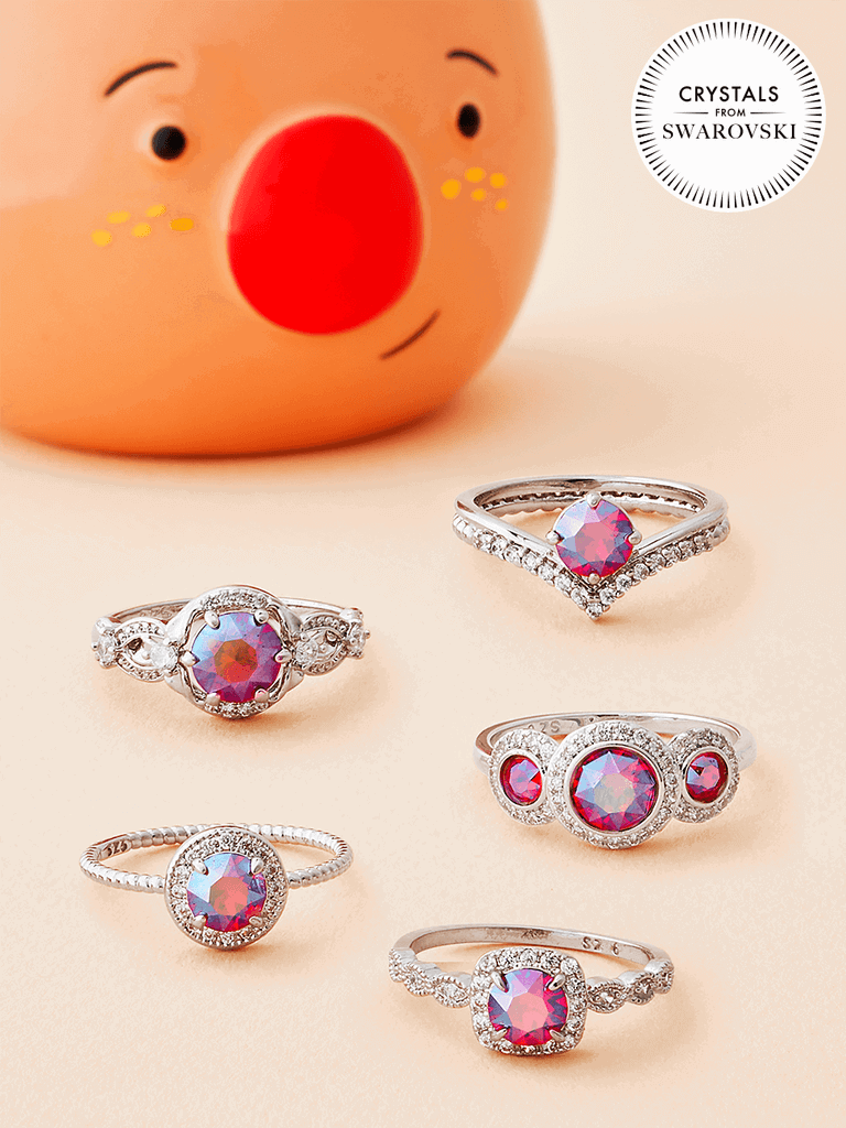 Reindeer Kerze mit Swarovski Kristallen (Ring)
