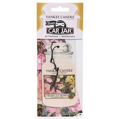 1519950E Yankee Candle - Fresh Cut Roses Single Car Jar