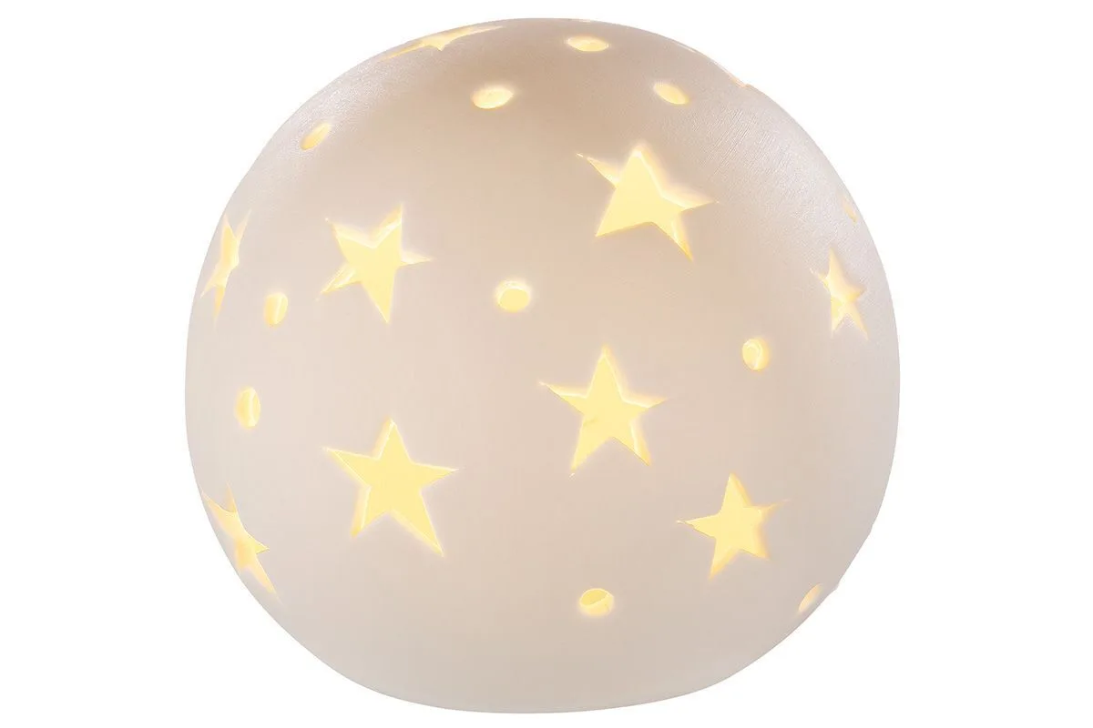 Dekokugel Sternenschauer LED weiß 16cm Dekokugel Sternenschauer LED weiß 16cm