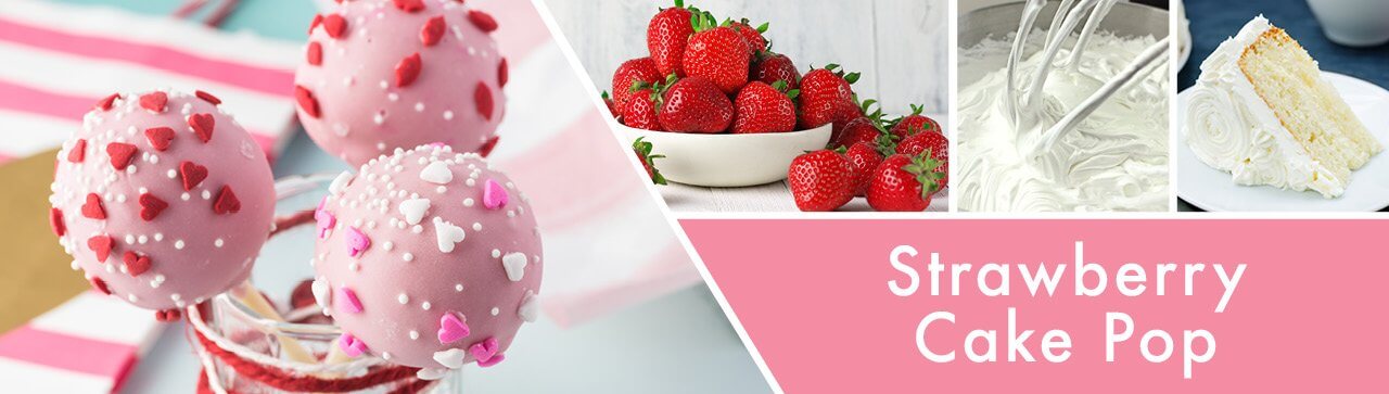 Strawberry Cake Pop 411g (3-Docht)