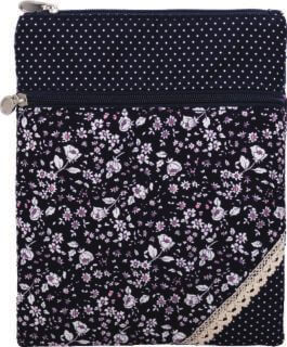 Patchwork Crossbag 177-045 (Navy Flowers)