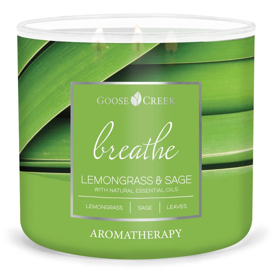 BREATHE Lemongrass & Sage 411g (3-Docht)