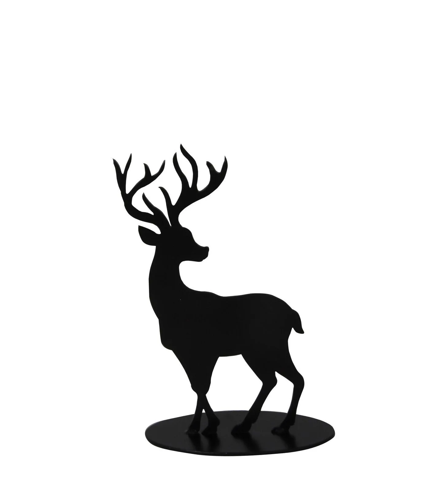 795015613 Dekohirsch Elvor schwarz 20cm