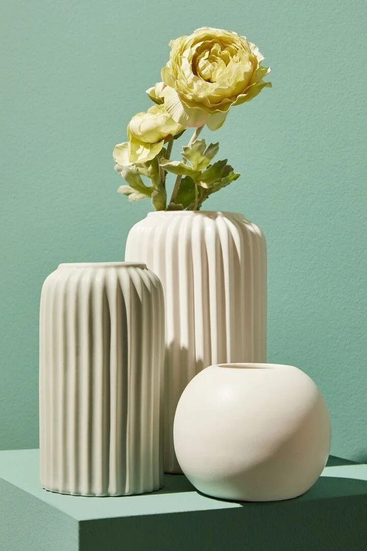194850 Vase Althea weiß 13cm