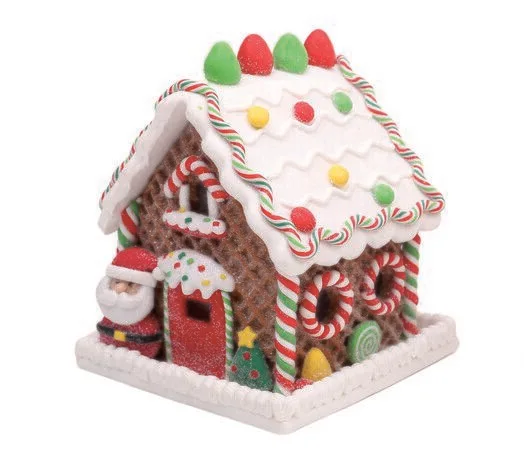 haus3 Deko Lebkuchenhaus 14cm Variante 1