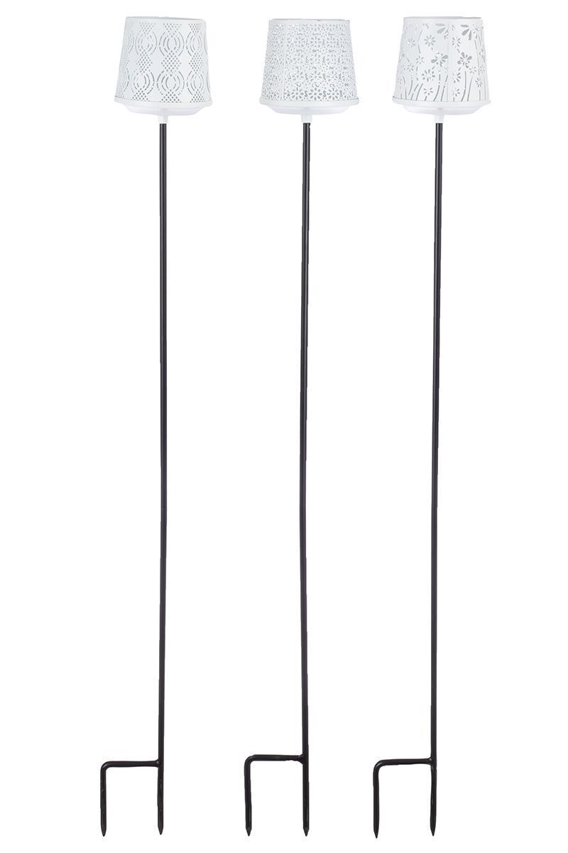 69236_1 Gartenstecker mit Windlicht Malou weiß Variante 3