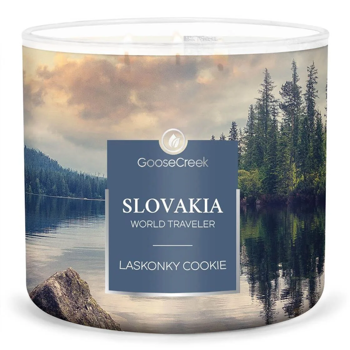 laskonky-cookie-slovakia-3-docht-kerze-411g Laskonky Cookie "Slovakia" 411g (3-Docht)