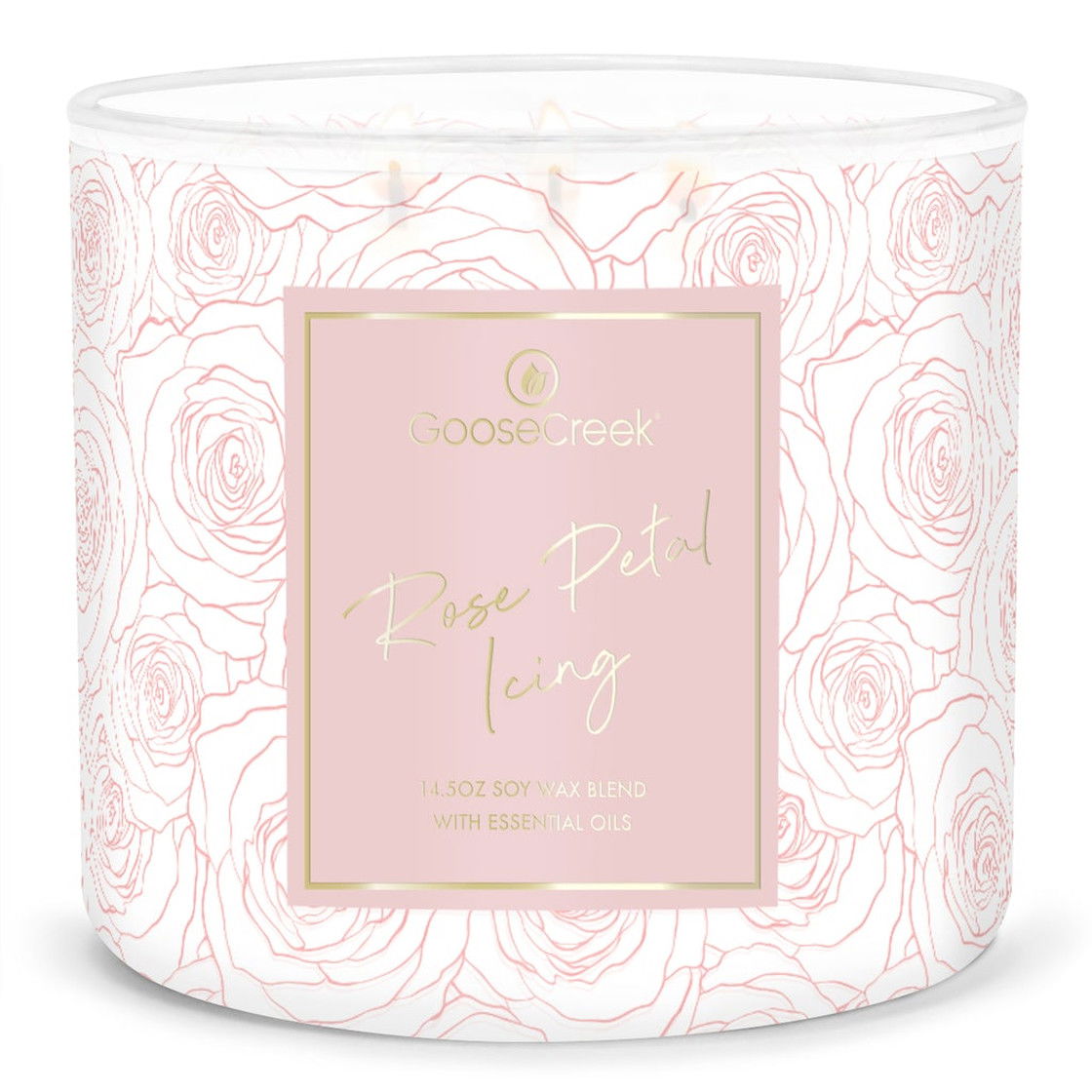 Rose Petal Icing 411g (3-Docht)