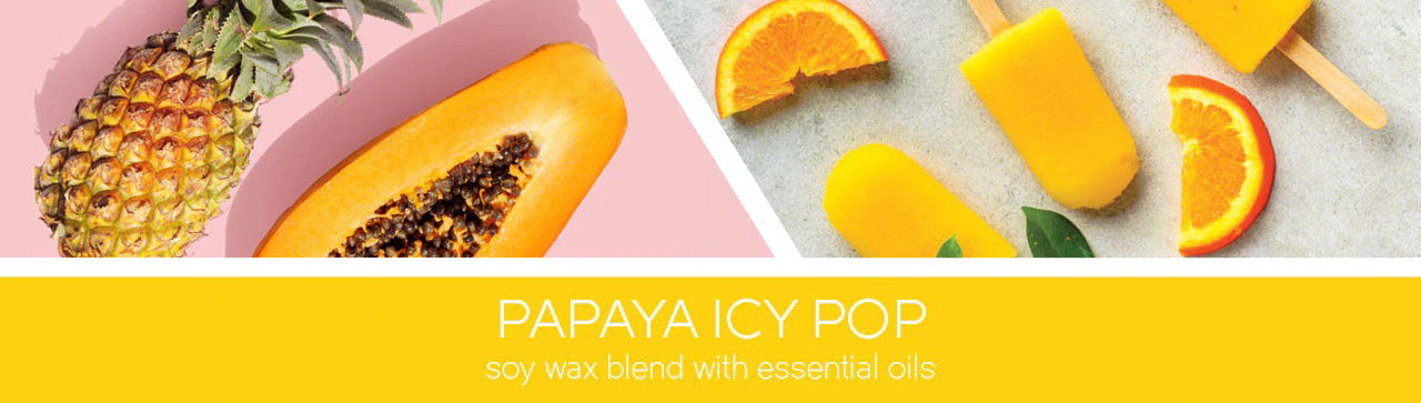Papaya Icy Pop 411g (3-Docht)