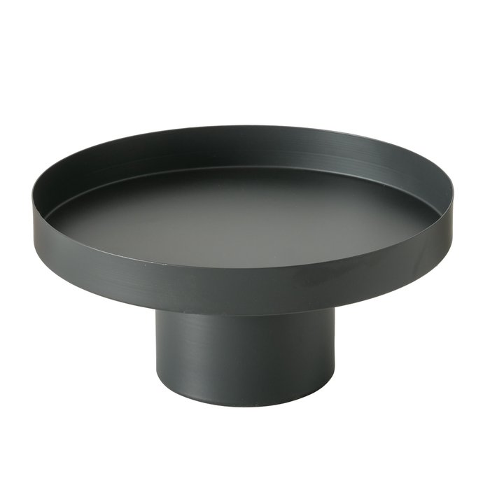 Deko Tablett Samona schwarz 25cm