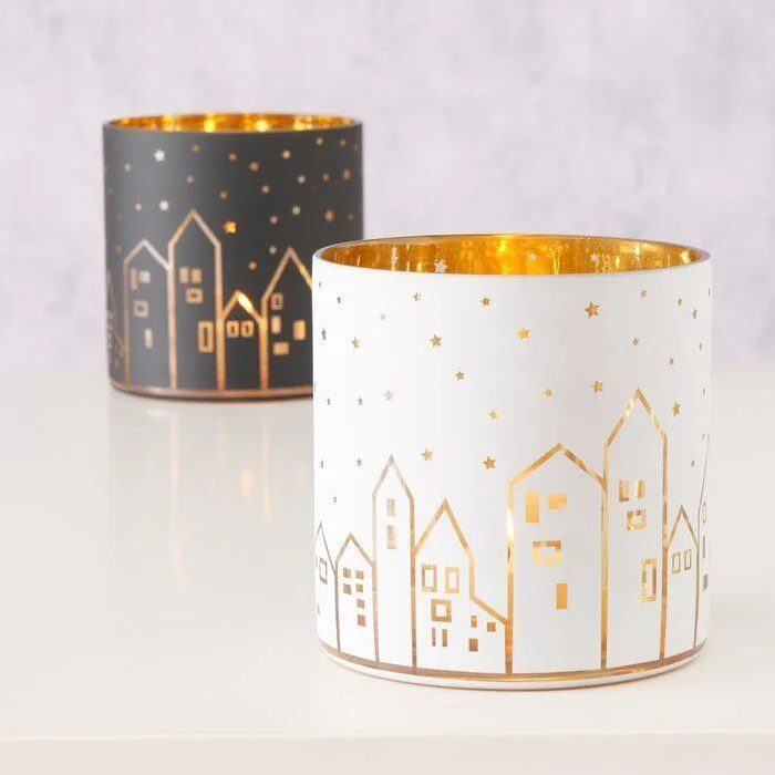 Ambientebild-gUtImTpz-large Windlicht Little Town 15cm schwarz