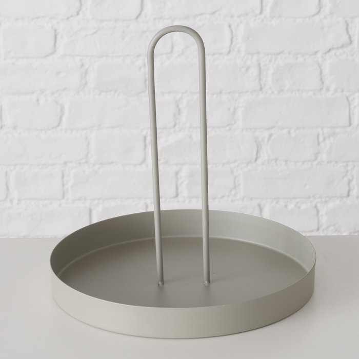 Deko Tablett Seguo 26cm grau