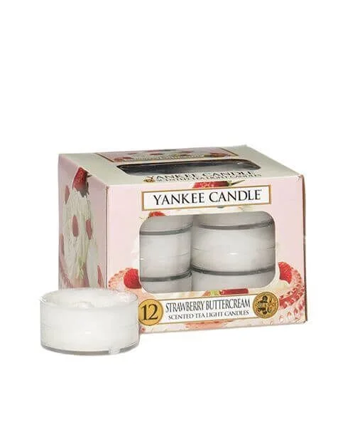 strawberry_buttercream_teelichter_yankee_candle5594fedf56fc4 Yankee Candle Teelichte Strawberry Buttercream 12St