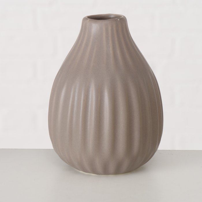 Vase Esko grau 12cm Porzellan Variante 2