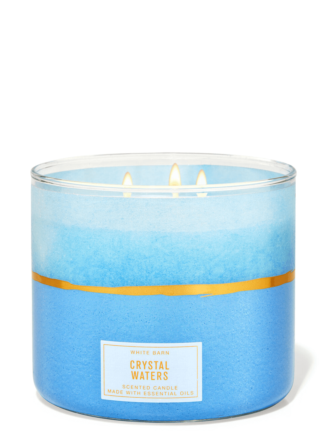 image-BBW-2854 3-Docht Kerze - Crystal Waters - 411g