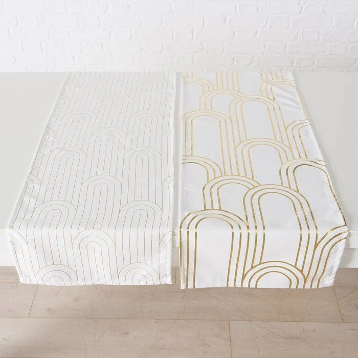 Hauptbild-bO_ipoCX-large Tischläufer Bogan weiß/gold Design 1