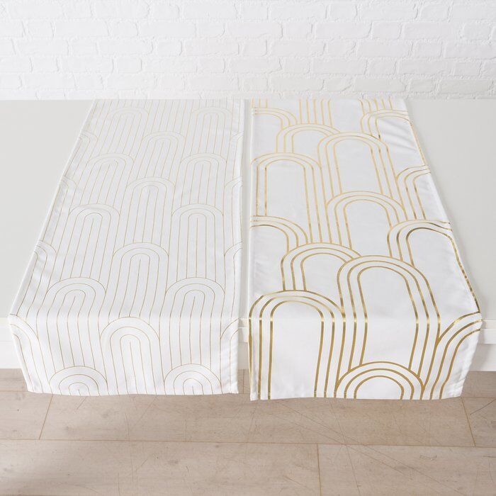Hauptbild-bO_ipoCX-large Tischläufer Bogan weiß/gold Design 1