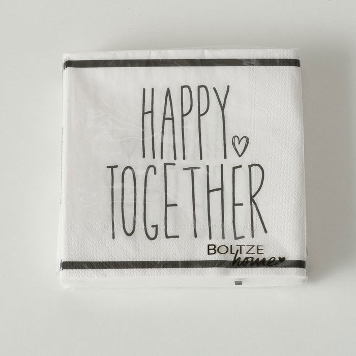 Serviette Stappo 20 Stück weiß Variante 2