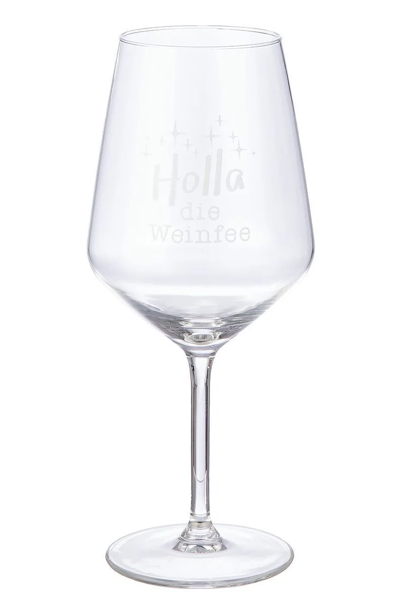 Weinglas "Holla die Weinfee" Weinglas "Holla die Weinfee"