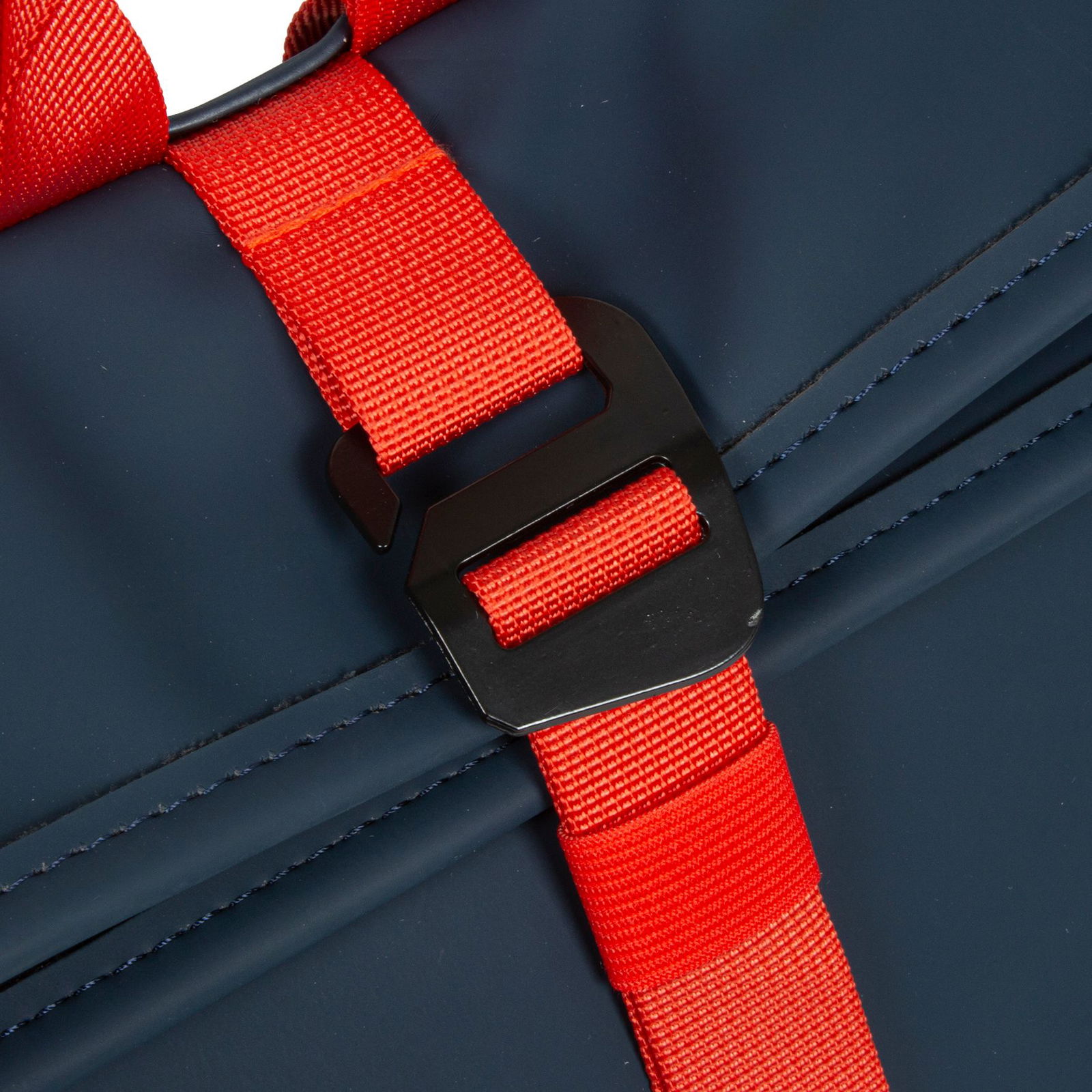 Tim - Los Angeles Rolltop Mini Rucksack navy/rot