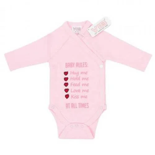 Baby-Body-Baby-Rules-Rosa Baby Body Baby Rules: Hug Me, Hold me,... (Rosa)