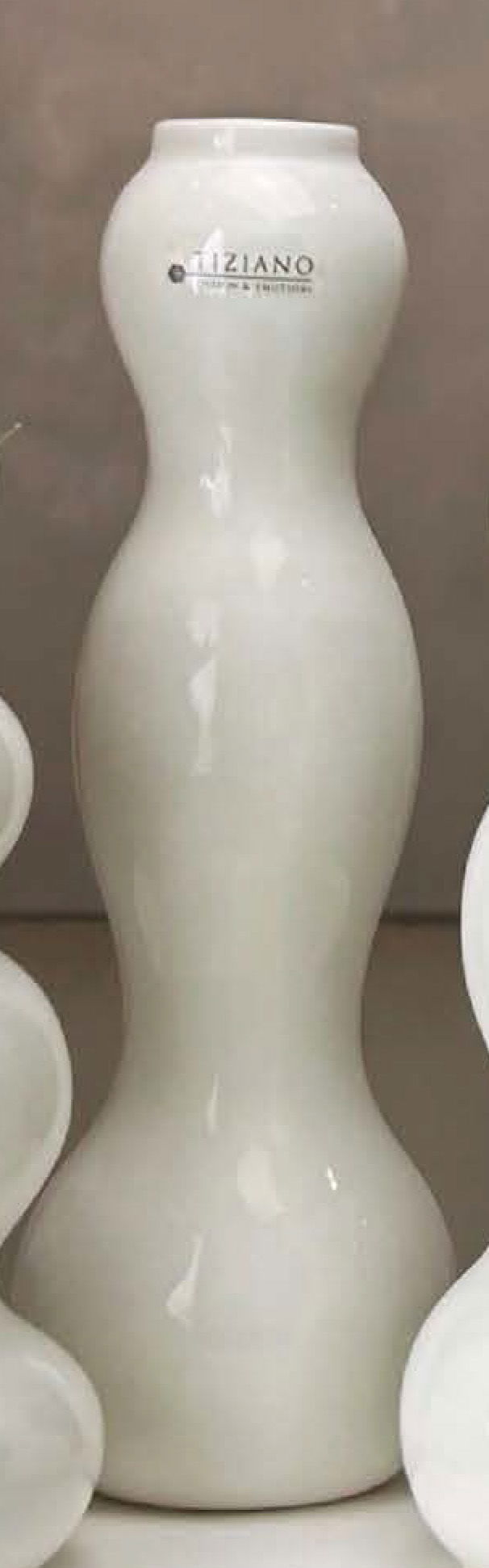 Vase Ronda 26,5cm cremeweiß