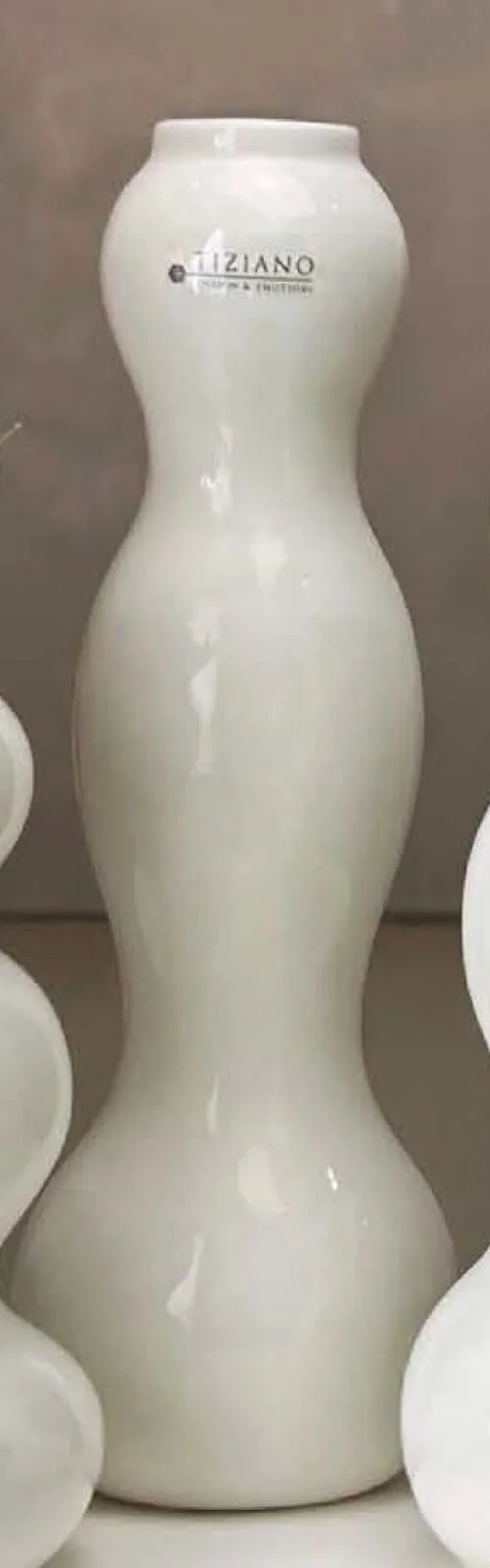 Ronda10 Vase Ronda 26,5cm cremeweiß