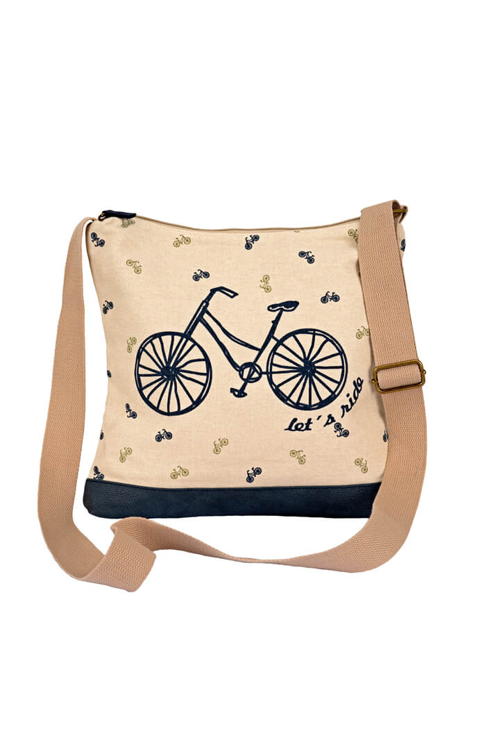 Tasche, Handtasche, Leinwand, Tragetasche, Fahrrad