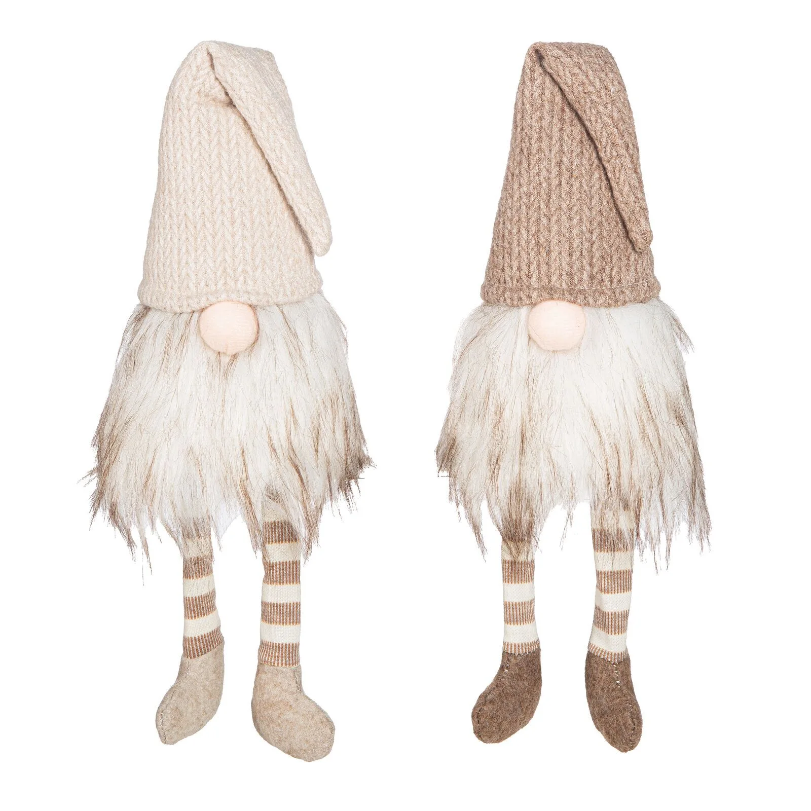 Deko Kantensitzerfigur Wichtel Ernie 27cm creme Bekleidung, Hut, Person
