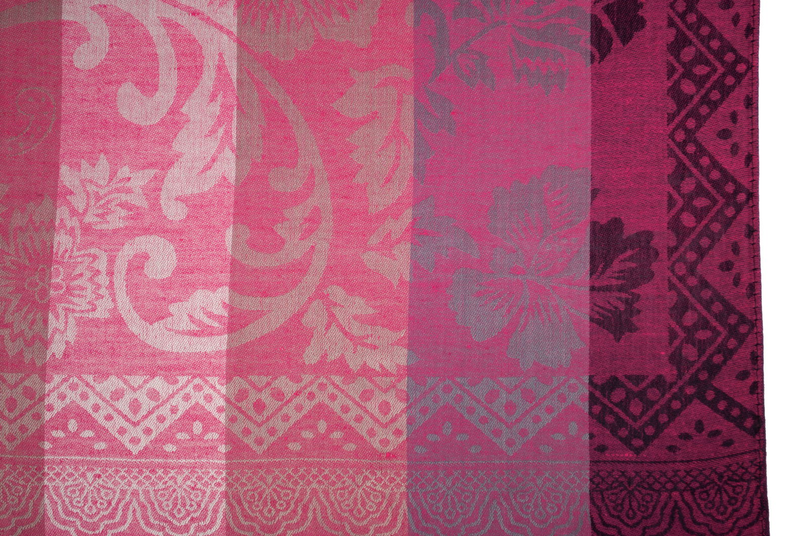 Jacquard Schal Acelya pink 154