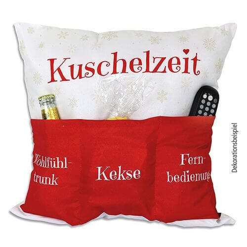 Sofahelden Kuschelzeit Kissen mit 3 Einstecktaschen