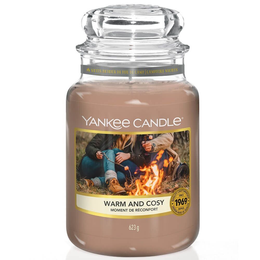 1629346E-Warm-and-Cosykw1B0saev229F Warm and Cozy 623g großes Glas von Yankee Candle