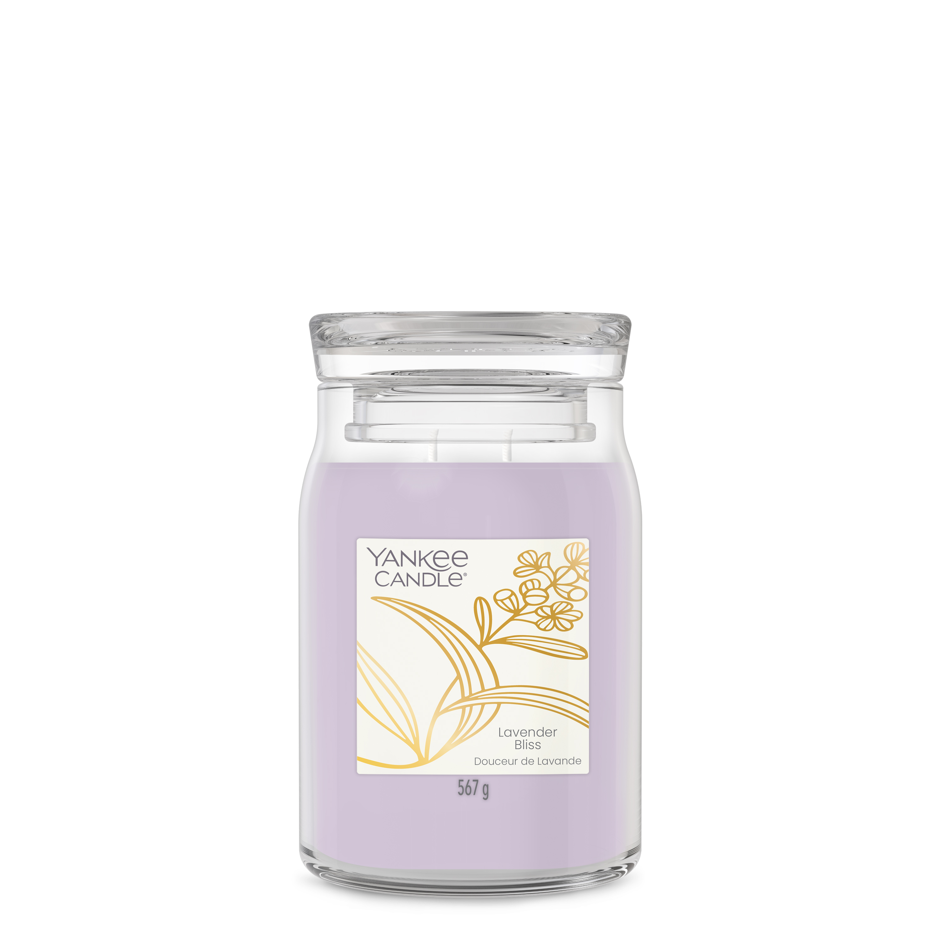 Lavender Bliss Signature Large Jar 567g 2-Docht