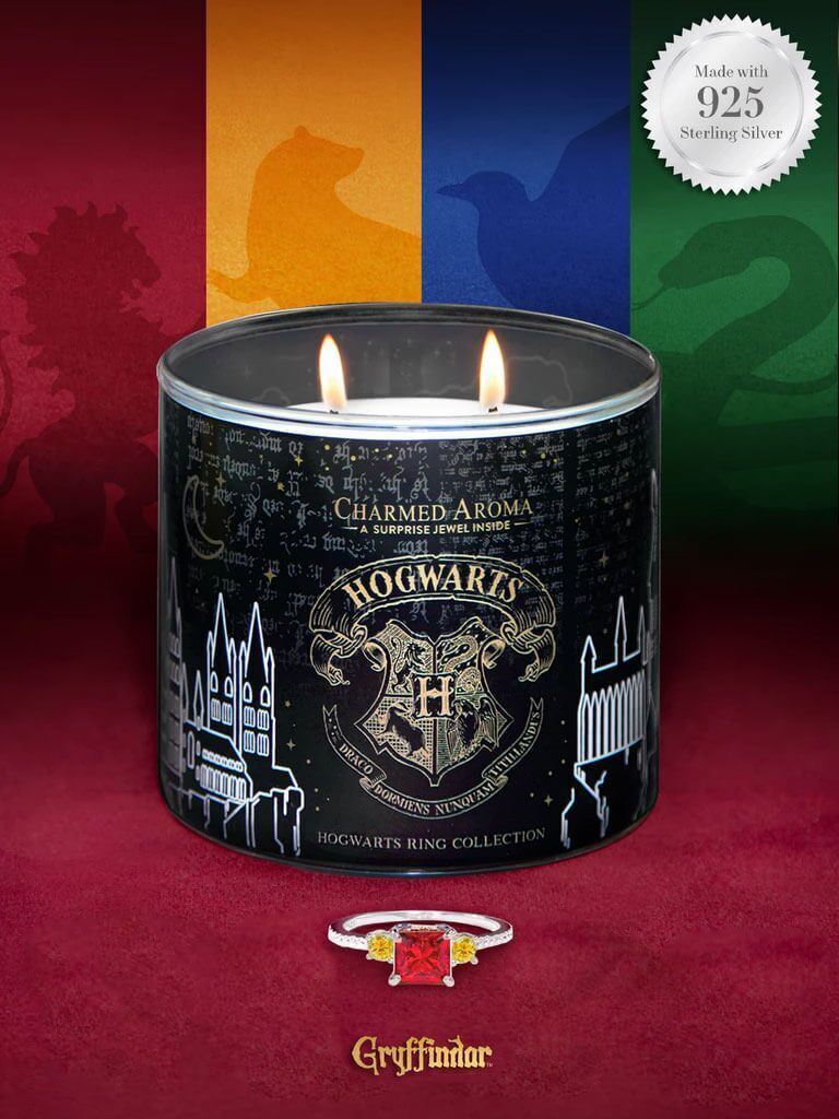 Harry-Potter-Hogwarts-Candle-Gryffindor Harry Potter Hogwarts Kerze Gryffindor (Ring)