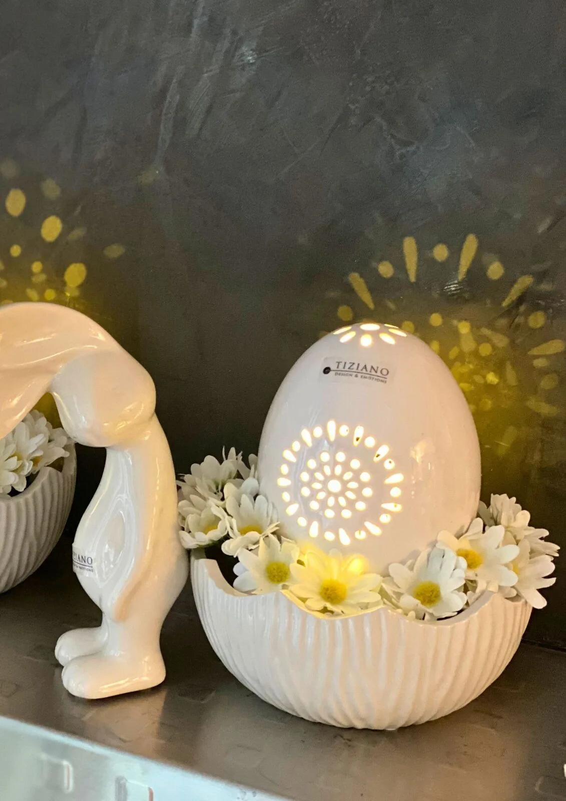 Dekoei Mariola Pusteblume 12cm LED cremeweiß Dekoei Mariola Pusteblume 12cm LED cremeweiß