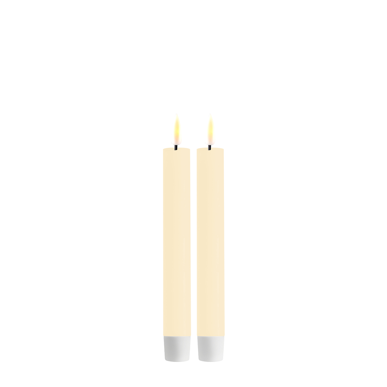 2021-RF-0115 Stabkerze LED 15 cm creme 2 Stück