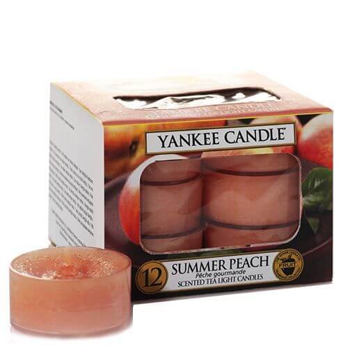 Yankee Candle Summer Peach 12 Teelichte