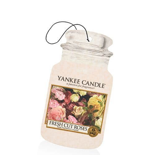 Fresh Cut Roses Car Jar Single