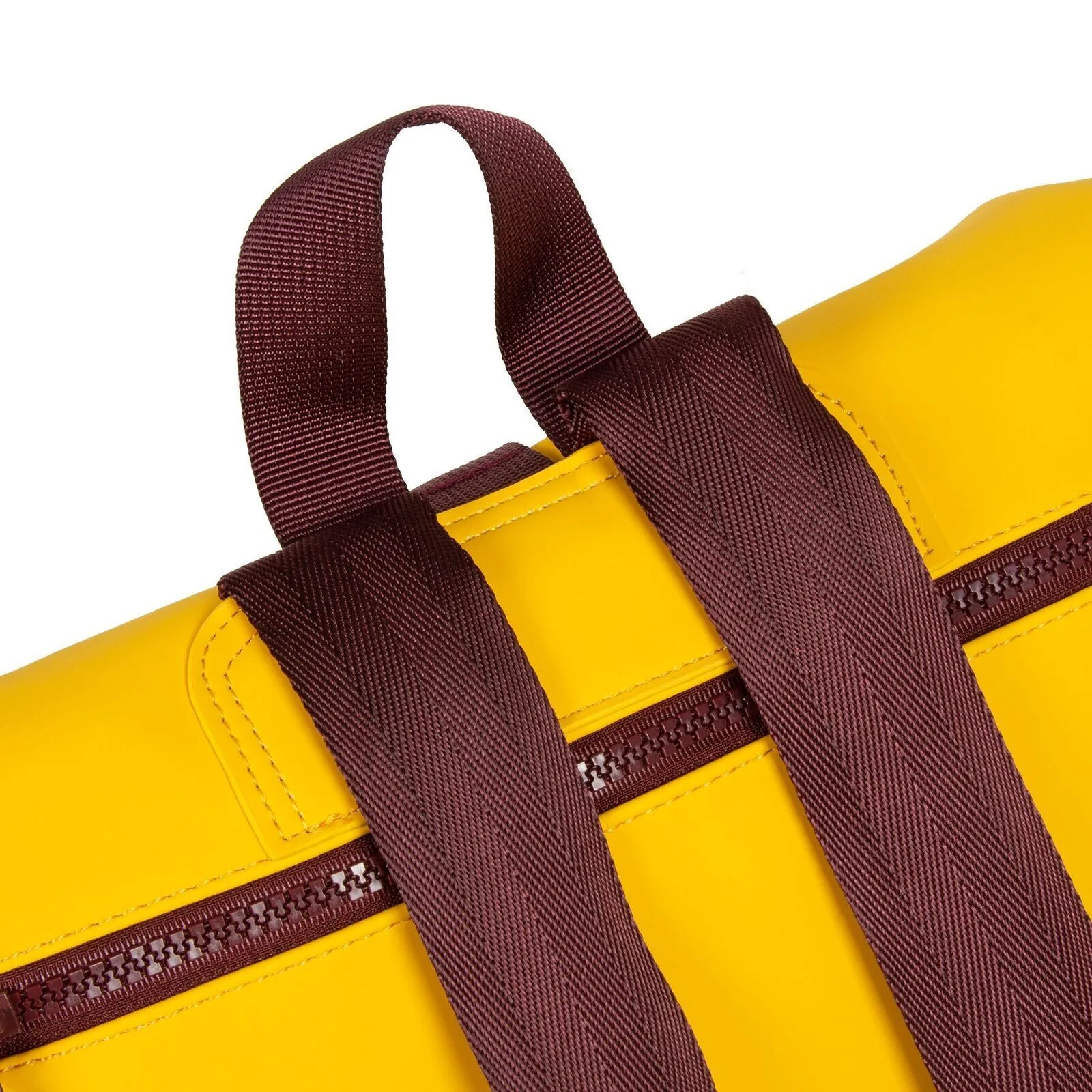 Ajy2w1LQ Tim - Los Angeles Rolltop Mini Rucksack gelb/burgund