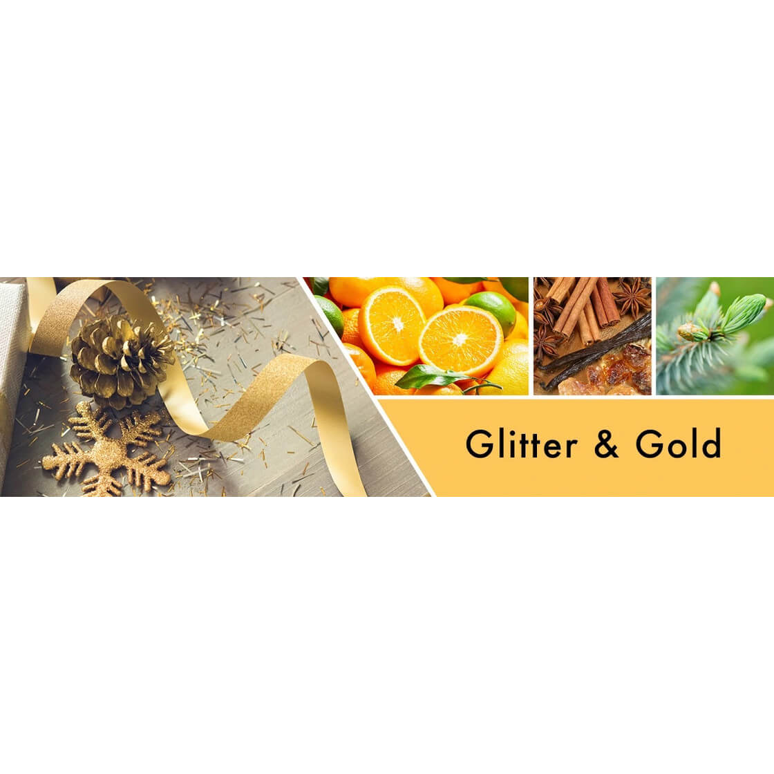 Glitter & Gold 411g (3-Docht)
