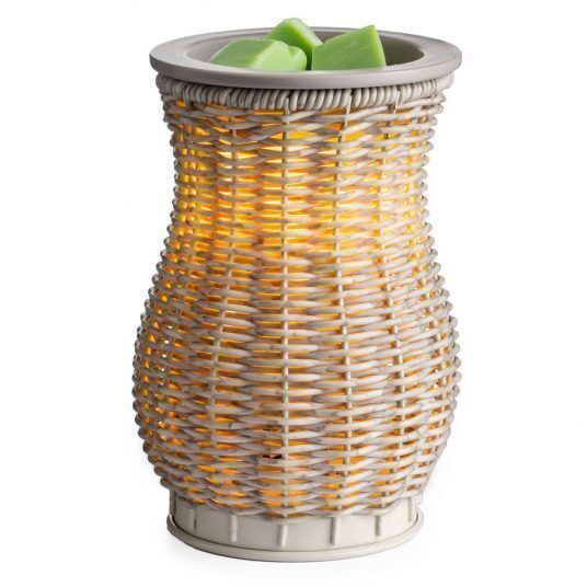 greywashedwicker Grey Washed Wicker Duftlampe