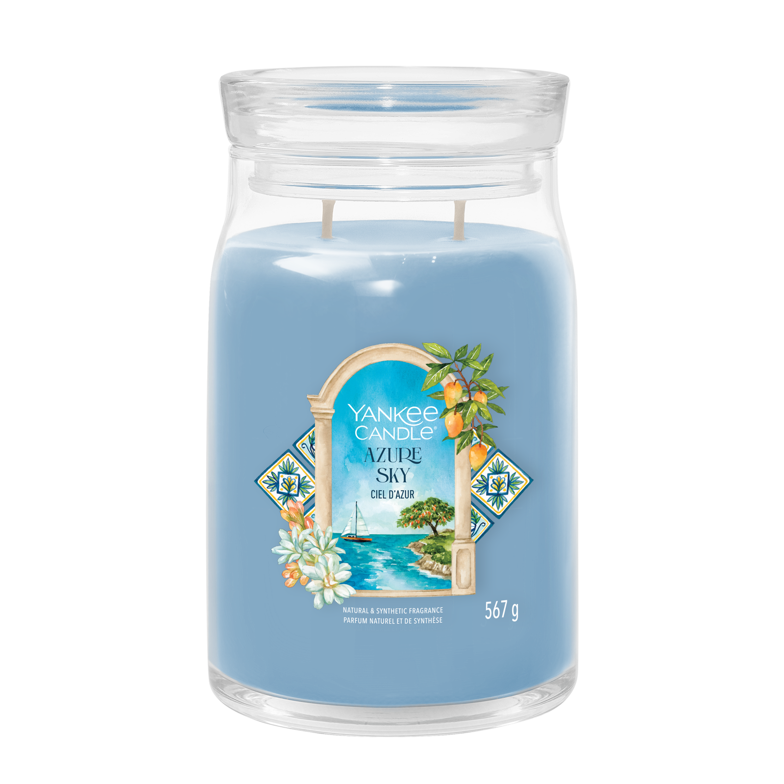 Azure Sky Signature Large Jar 567g 2-Docht